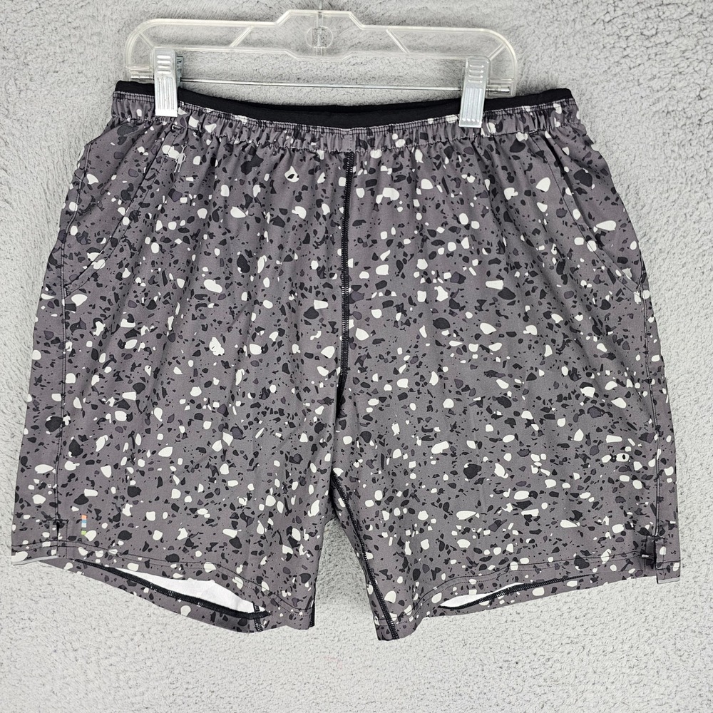 Smartwool Shorts Mens Medium Grey Terrazzo Active Running Training Athletic